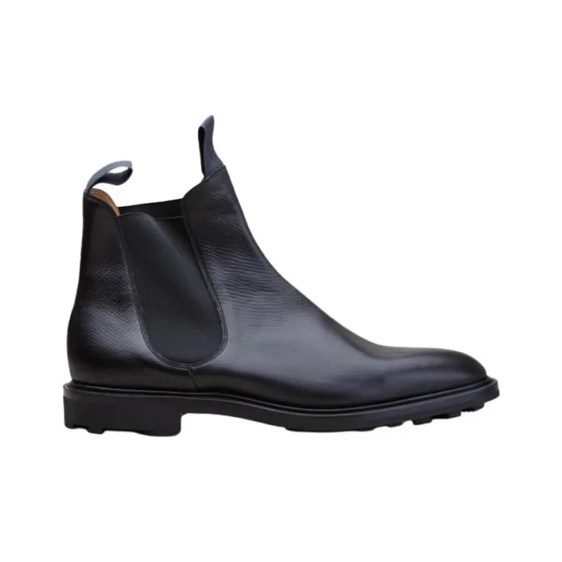 Edward Green Newmarket Short Chelsea Boots Men's Black-1