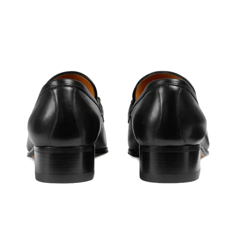 GUCCI Web Interlocking G Loafers-3