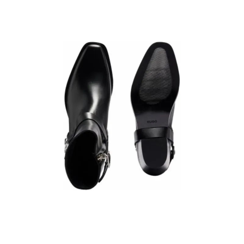 HUGO BOSS Ankle Boots 5cm Women's Black-4