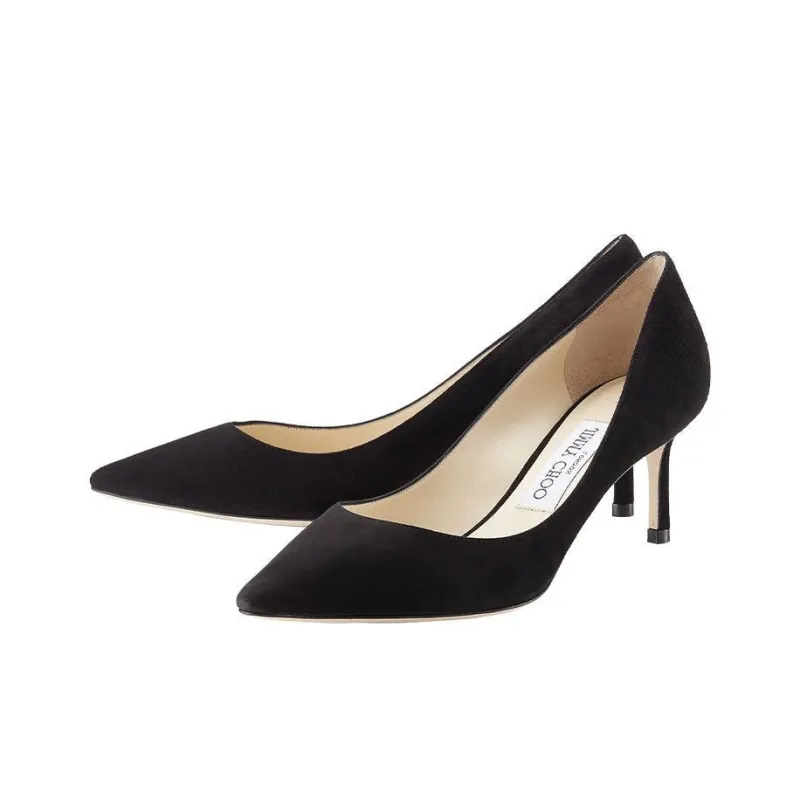 Jimmy Choo ROMY Slim Heel High Heels 6cm Women's Black-2