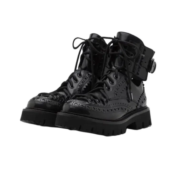 MOSCHINO Ankle Boots Men's Black-1