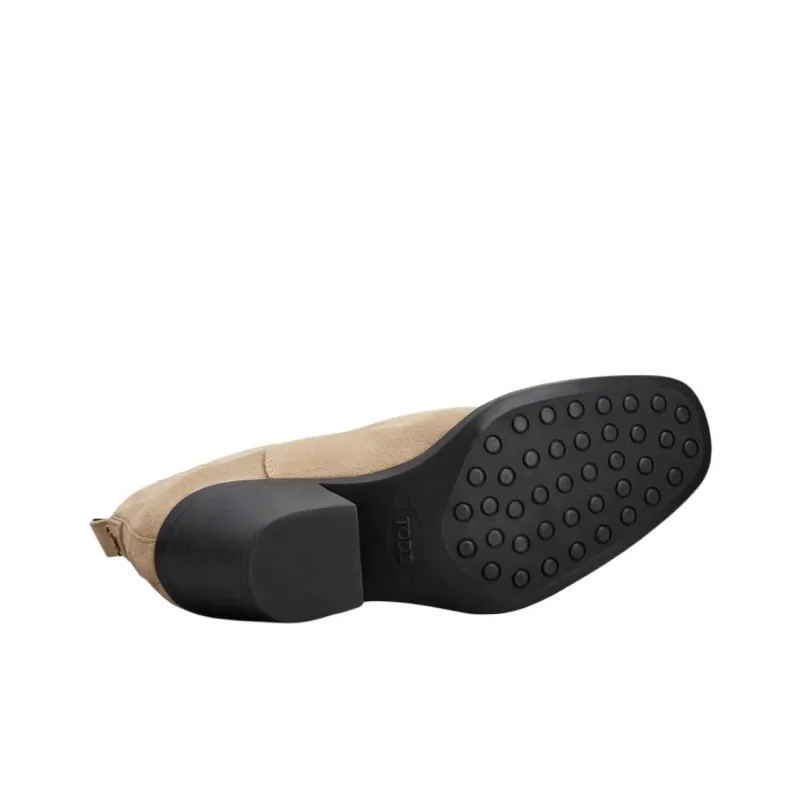 TOD'S Block Heel Ankle Boots Women's-4