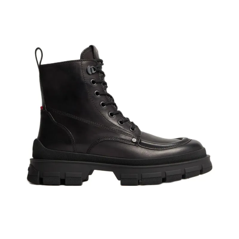 Moncler Hevea City Ankle Boots Men's Black-1