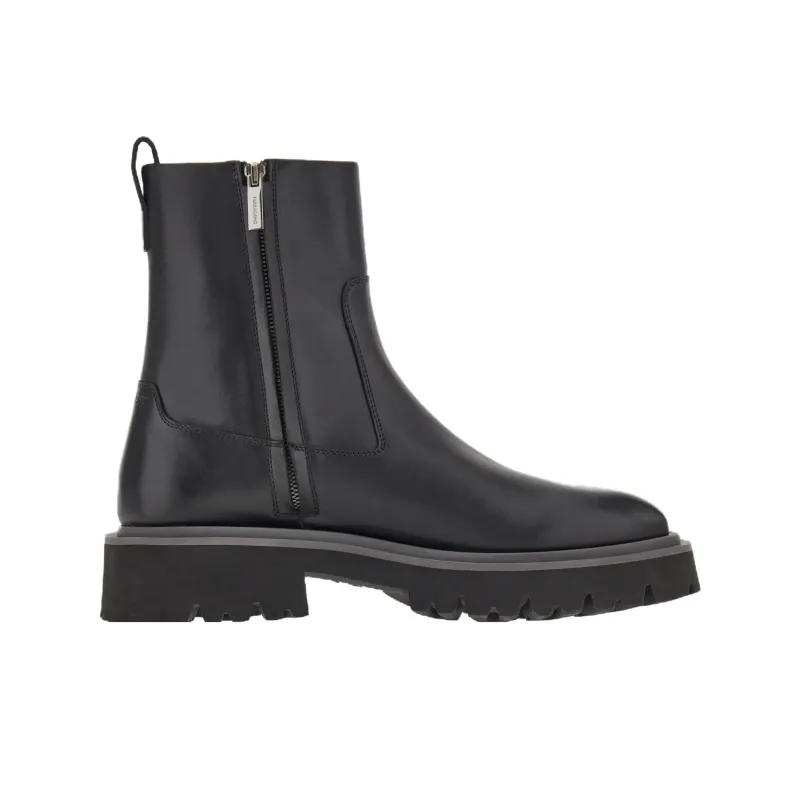 FERRAGAMO Leather Ankle Boots-1