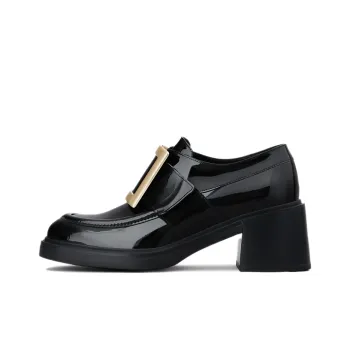 Roger Vivier Viv' Rangers Chunky Heel High Heels 6cm Women's Black