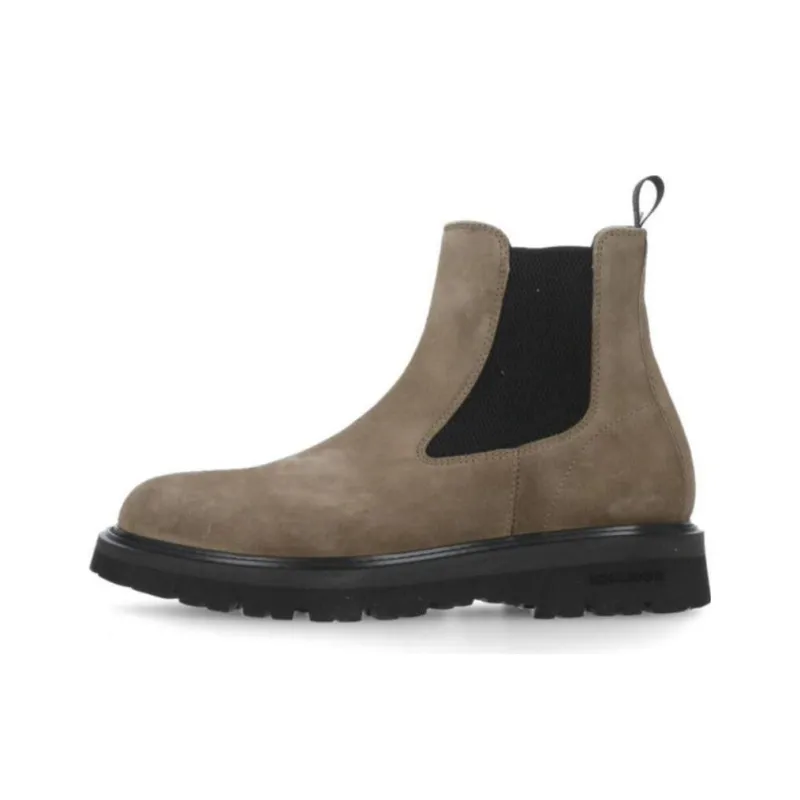 WOOLRICH Short Chelsea Boots Men's Brown-0
