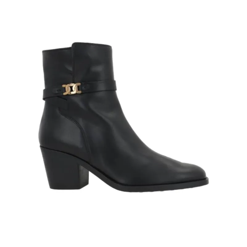 TOD'S Square Toe Heeled Ankle Boots Women's-1