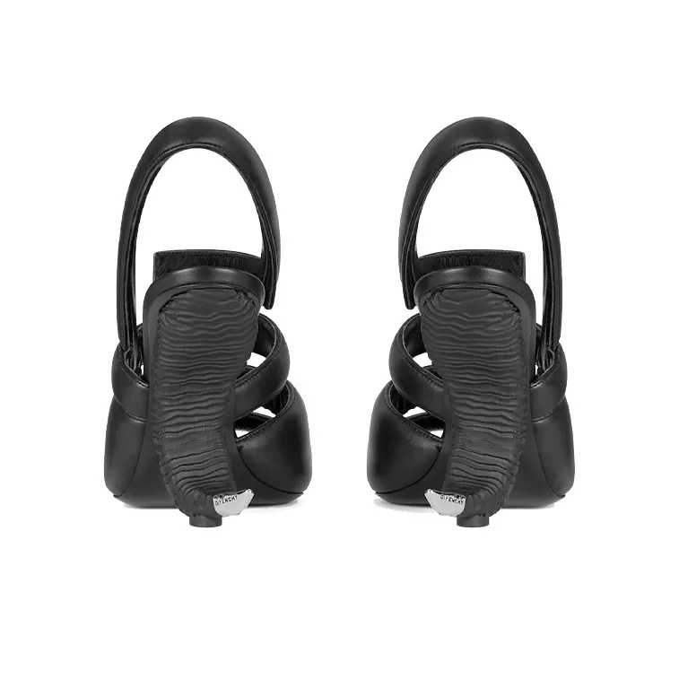 Givenchy Women's Horn Slingback Heels 'Black'-4