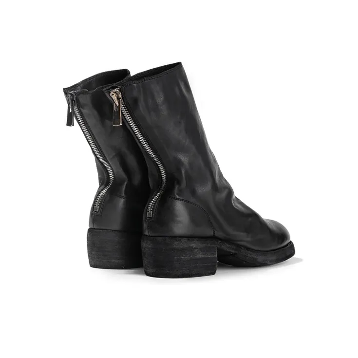 GUIDI 788Z Ankle Boots Men's Black-3