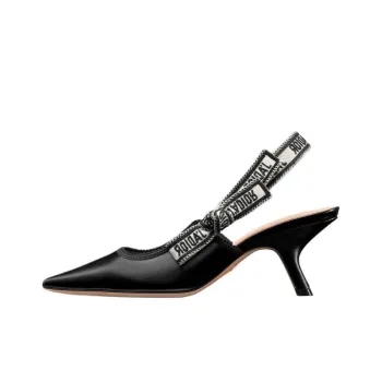 DIOR J'Adior Irregular Heel High Heels 6.5cm Women's Black