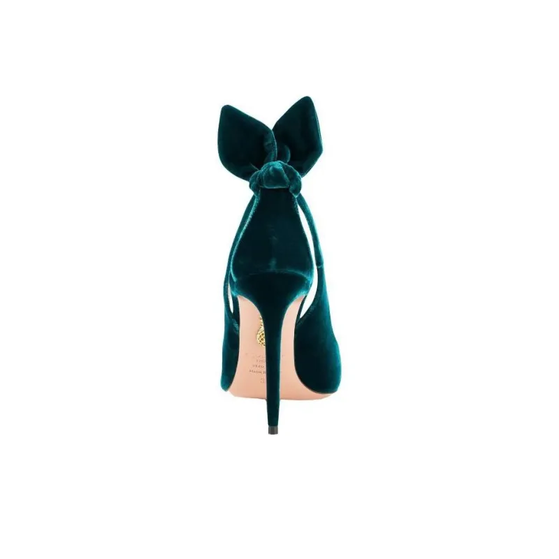 AQUAZZURA Slim Heel High Heels Women's Green-4
