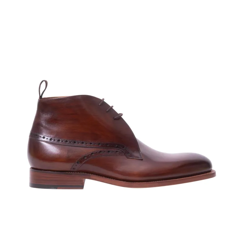 BARKER Chukka Ankle Boots Men's Chocolate-1