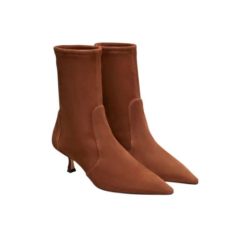 Stuart Weitzman/SW Naomi Ankle Boots 5cm Women's Brown-2
