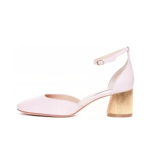 Casadei Round Toe Block Heel Pumps