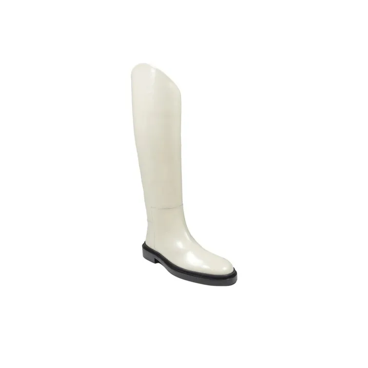 JIL SANDER Knee high Boots Women's White-2