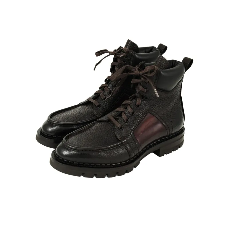 Santoni Aurelio Ankle Boots Men's Dark Brown-2