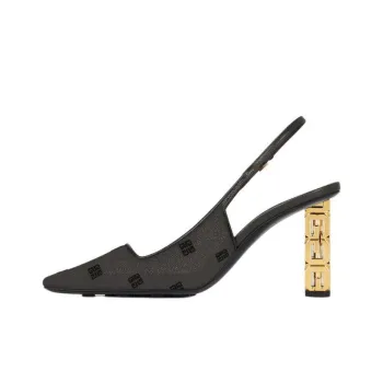 Givenchy G Cube Irregular Heel High Heels 8.5cm Women's Black