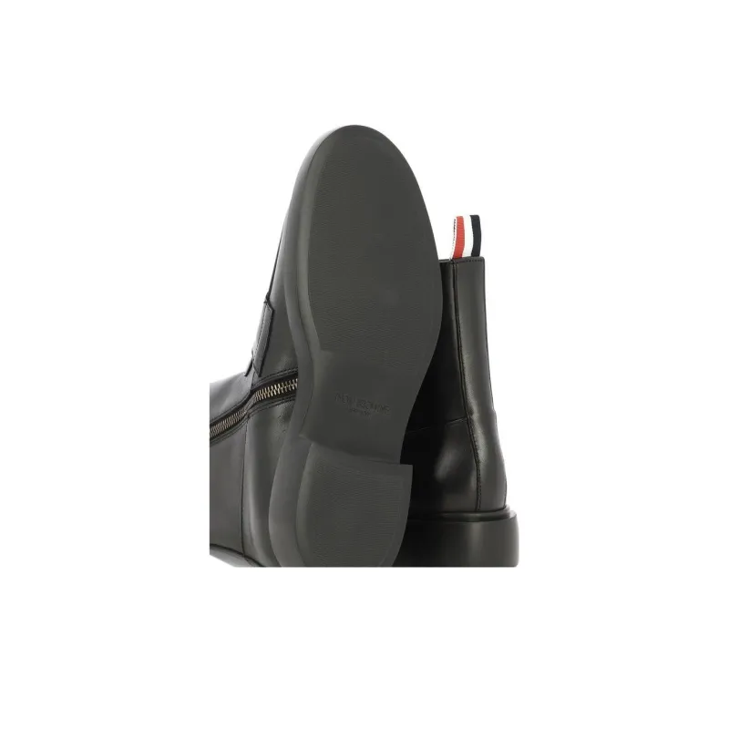 THOM BROWNE Penny Loafer Ankle Boots-4