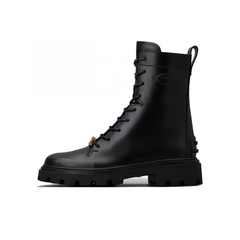 TOD'S Logo plaque Leather Boots Women's-0