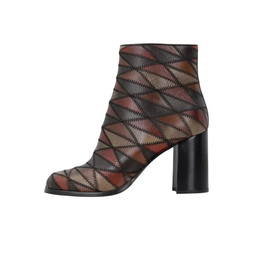 MIU MIU Ankle Boots Women's Brown
