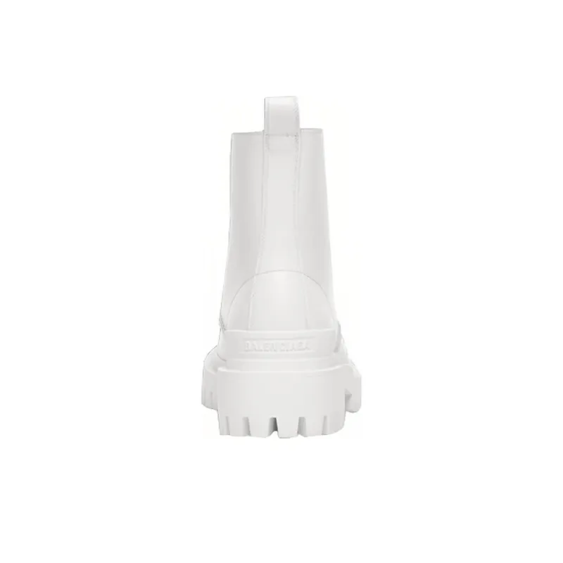 Balenciaga Strike Lace Up Boot 'White' Women's-4