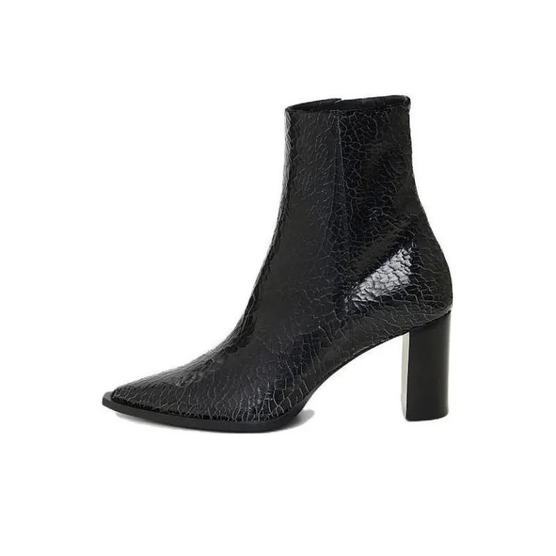 DOROTHEE SCHUMACHER 75mm Textured-finish Leather Boots-0