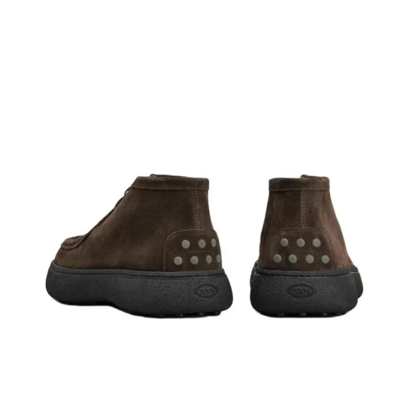 TOD'S WG Ankle Boots Men's Brown-3