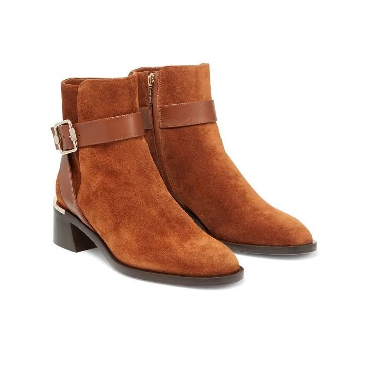 Jimmy Choo Clarice Fashion Ankle Boots Women's Umber-1