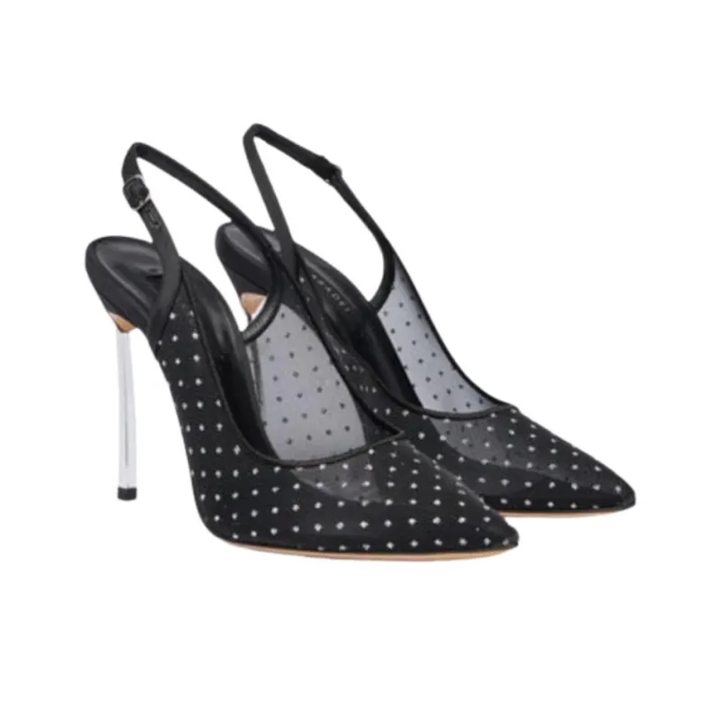 Casadei Blade Vanity 115mm Slingback Pumps-2