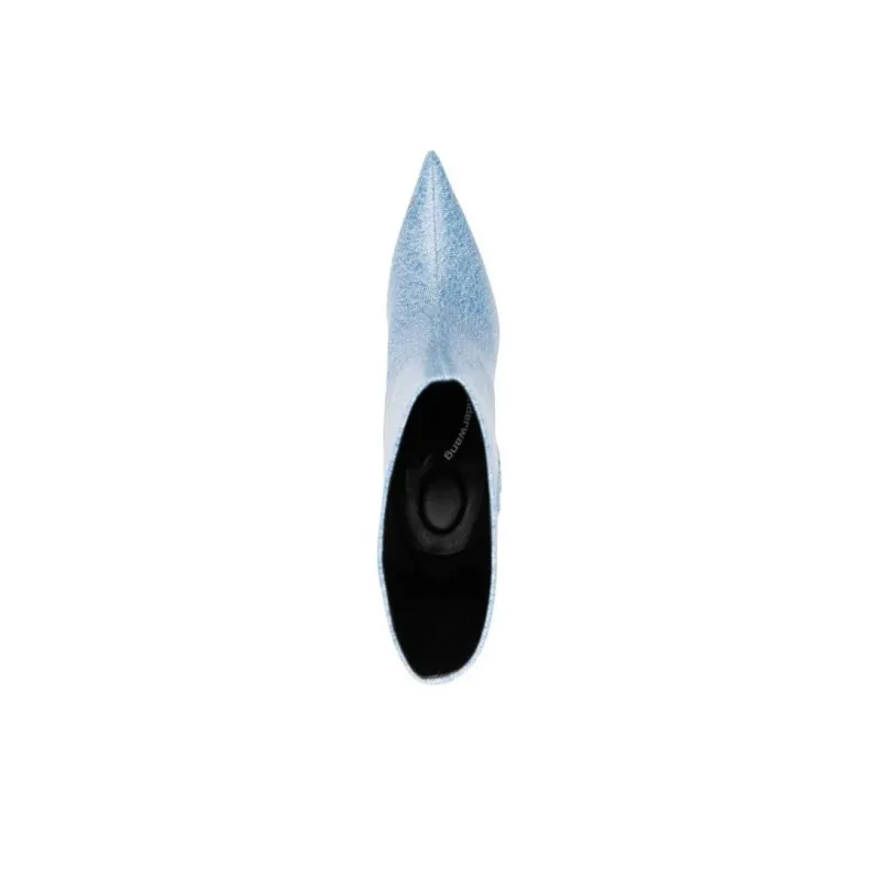alexander wang Delphine 90mm Denim Boots-4