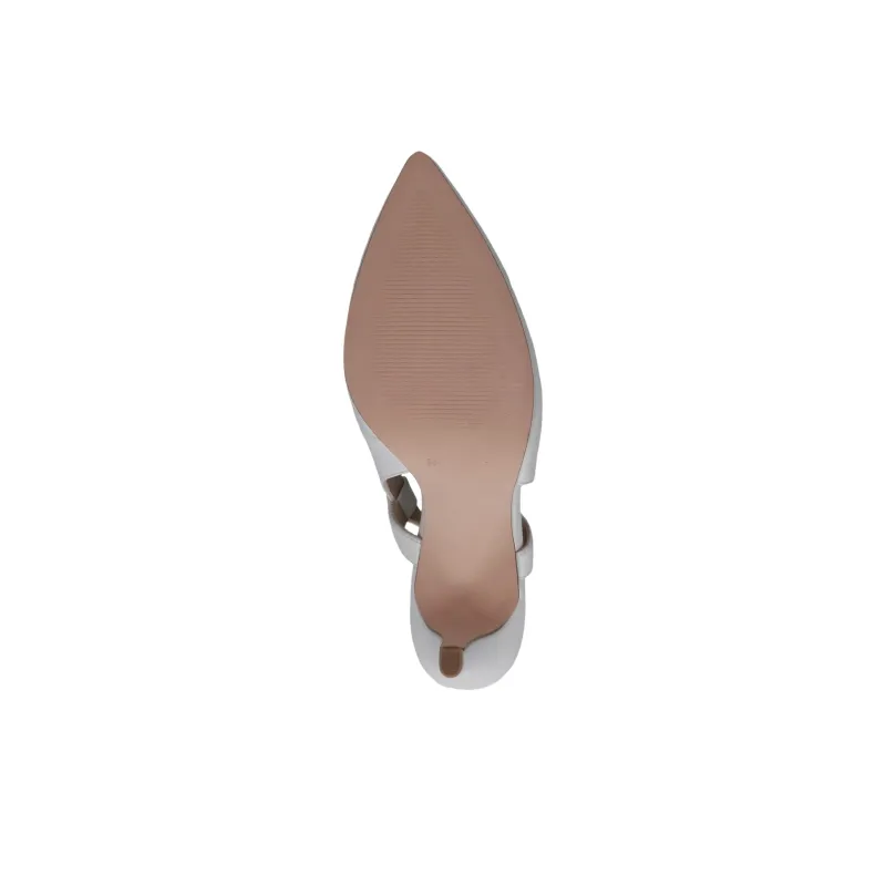 CAPRICE Effi Slim Heel High Heels 8.5cm Women's White-6