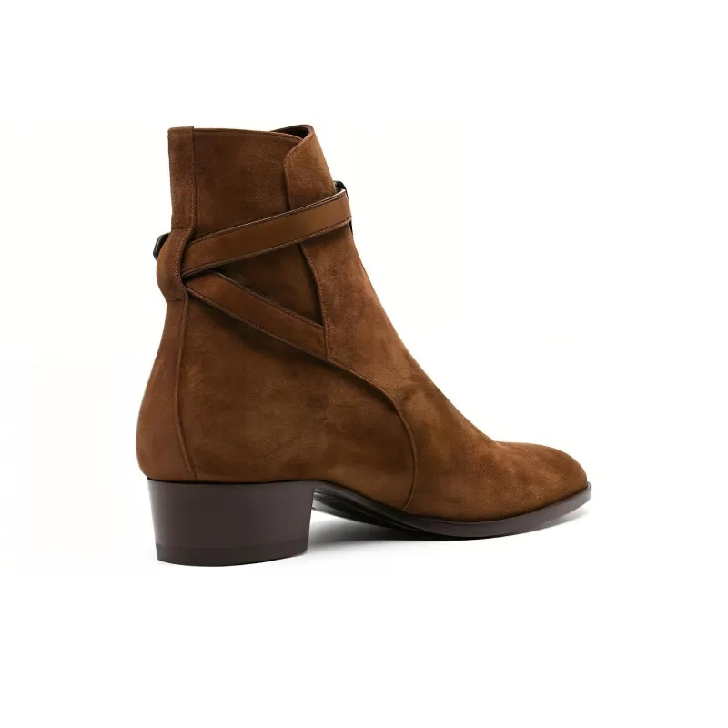 SAINT LAURENT Wyatt Jodphur Boots-3