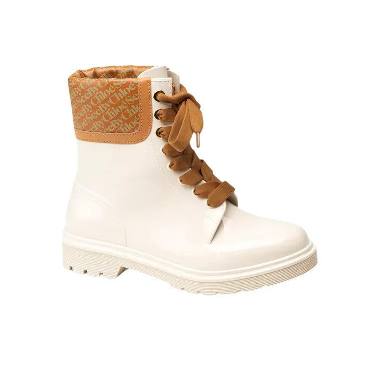 See By Chloe Florrie Ankle Boots Women's White-2