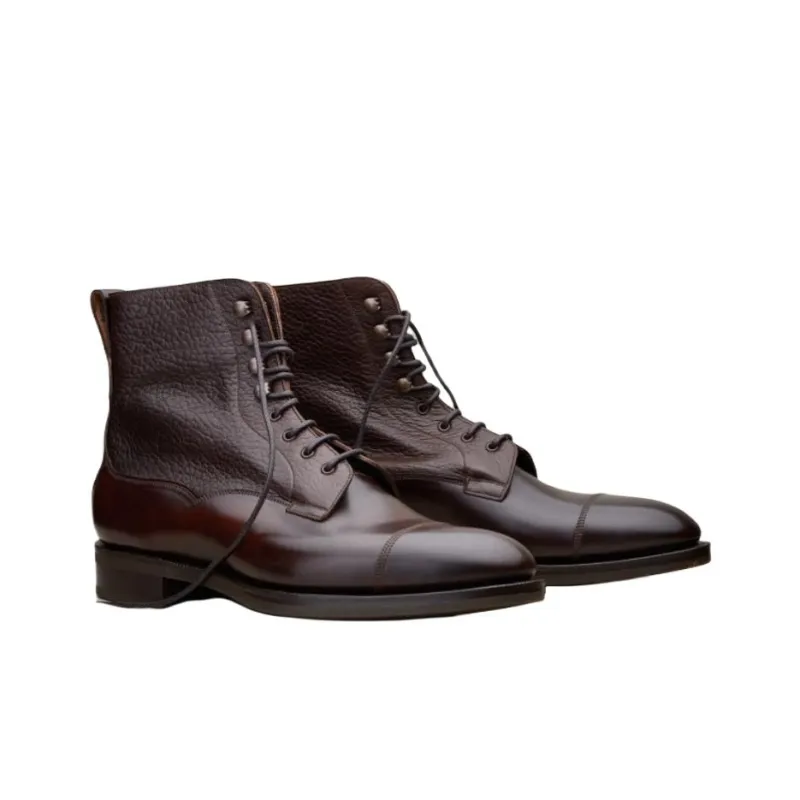 Edward Green Galway Ankle Boots Men's Dark Brown-3