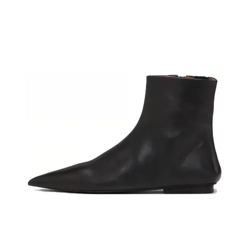 Marsèll Flat Leather Boots