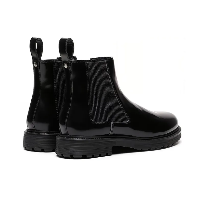 DIESEL Short Chelsea Boots Men's Black-3