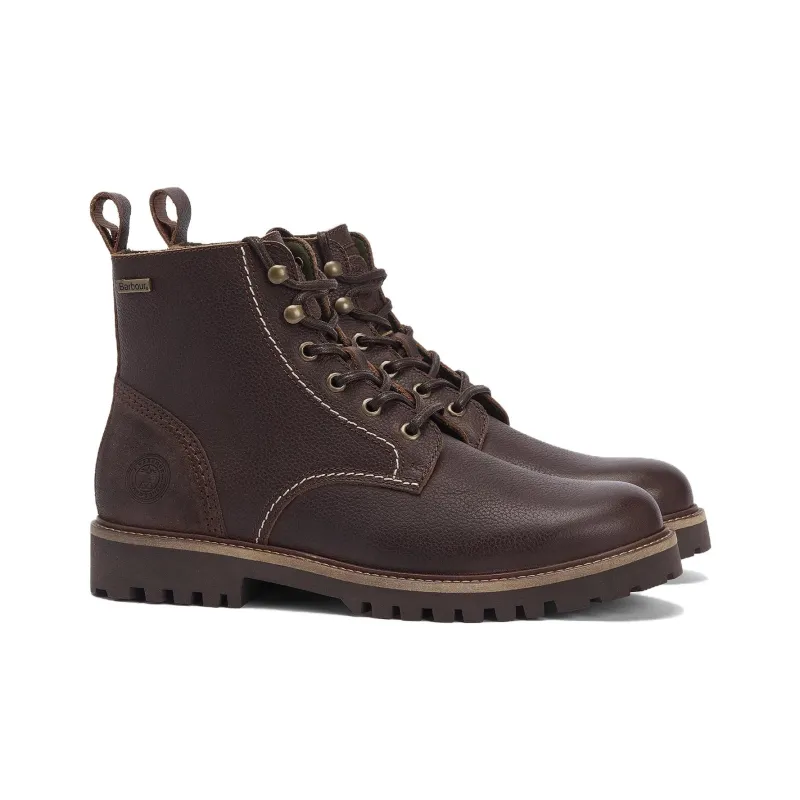 BARBOUR Foggy Ankle Boots 3cm Men's Brown-3