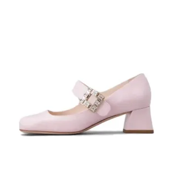 Roger Vivier Très Vivier Embellished Buckle Babies Pumps
