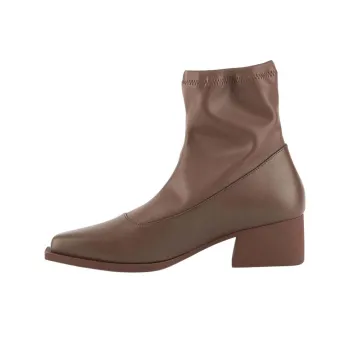 ISSEY MIYAKE x UNITED NUDE Ankle Boots 4.5cm Women's Brown