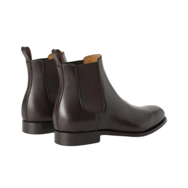 Loro Piana Rory Walk Short Chelsea Boots Men's Umber-3