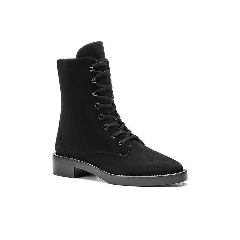 Stuart Weitzman/SW Sondra Shine Bootie Ankle Boots Women's Black-2