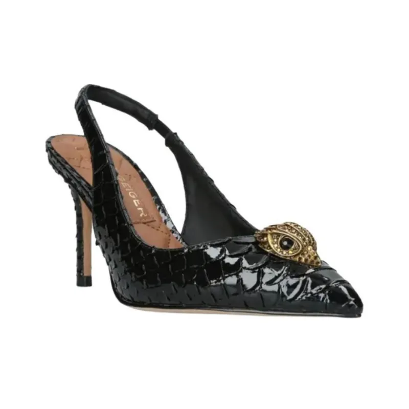 Kurt Geiger London Belgravia Slim Heel High Heels 8cm Women's Black-2