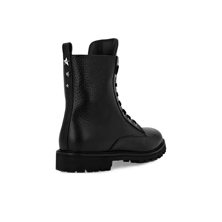 PHILIPP PLEIN Star-studded Leather Boots-2