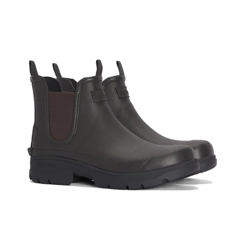 BARBOUR Nimbus Short Chelsea Boots Men's Brown-1