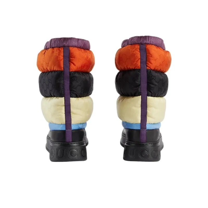 GUCCI Padded Snow Boot 'Black Multi Color'-3