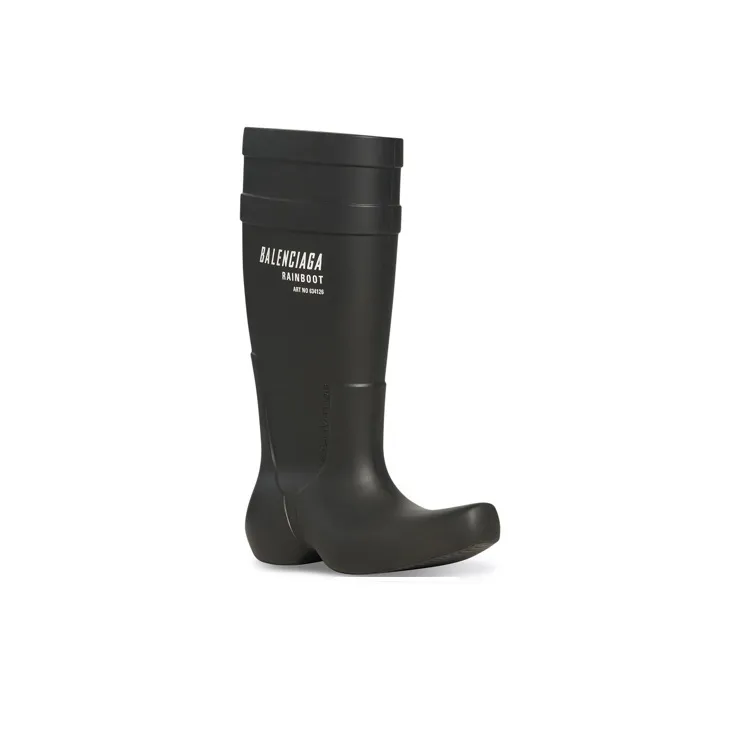 Balenciaga Excavator Boot Black Rubber-2