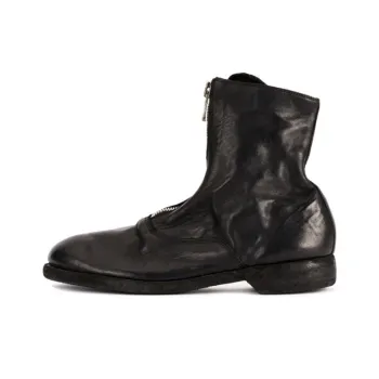 GUIDI Soft Zip Front Ankle Boots
