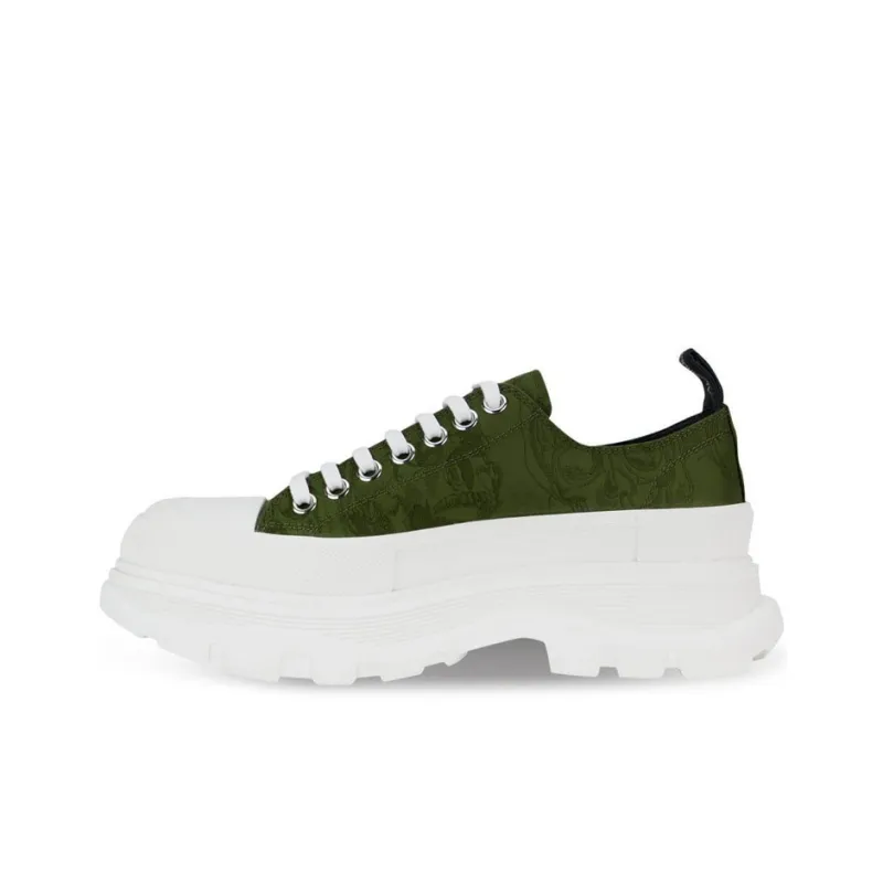 Alexander McQueen Tread Slick Ankle Length Martin Boot Men's Green-0
