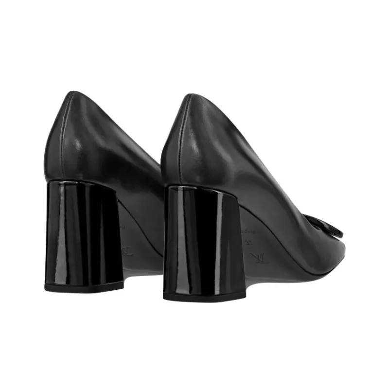 LOUIS VUITTON Madeleine High Heels Women's Black-4