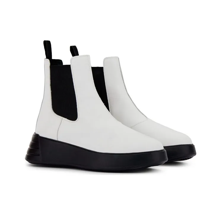 HOGAN H562 Crew Chelsea Boots Women's White-1